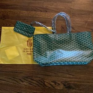 GREEN SAINT-LOUIS TOTE LARGE